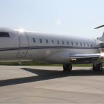 Private charter aircraft based at Perth Airport, Australia