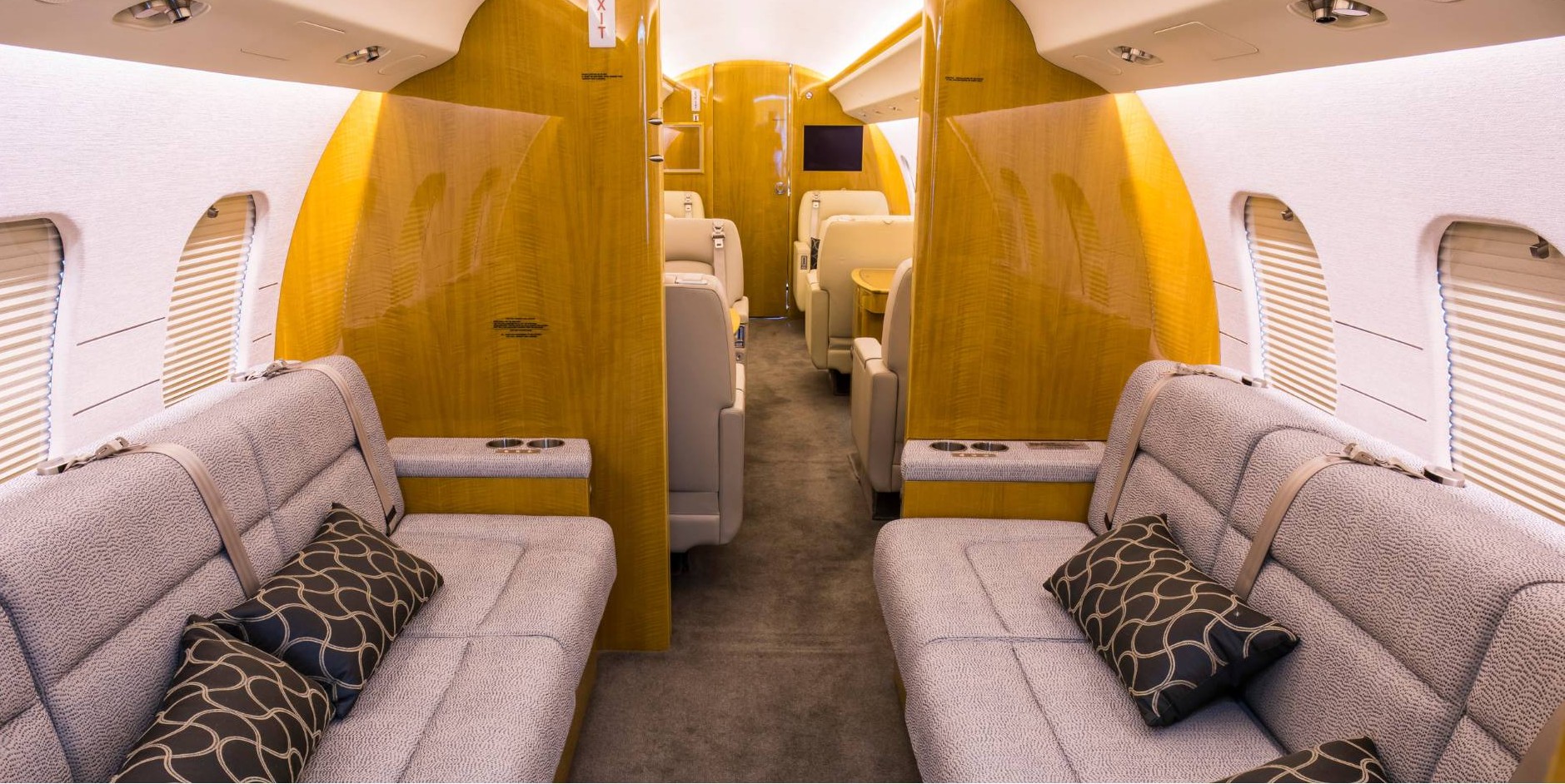 FIFO & Mining Charter Flights Australia 4 interior of a mining and fifo charter flight plane based in Perth, Australia