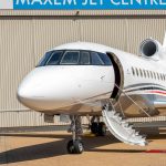 Exterior of a Falcon 900 EX