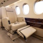Seat of a Faclon 900EX
